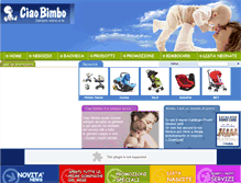 Tablet Screenshot of ciaobimbo.it